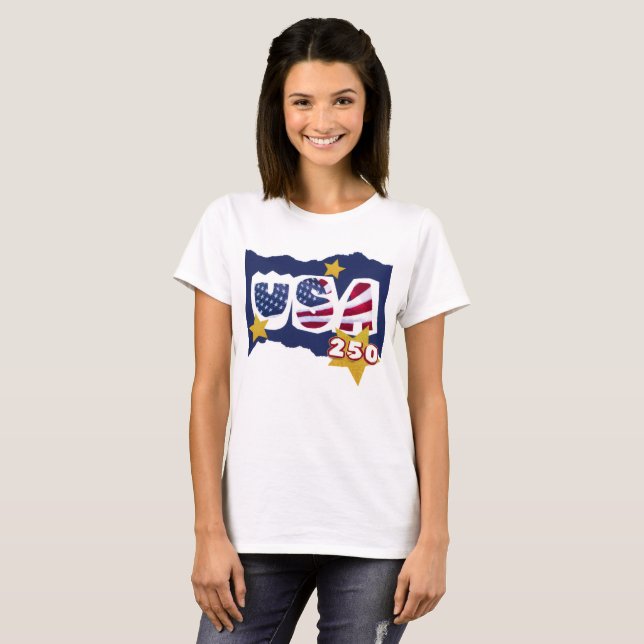 Camiseta USA 250 (Frente Completa)