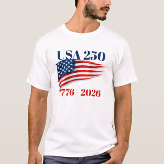 Camiseta USA 250 Years of Independence 1776 2026