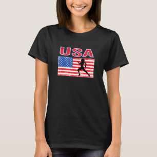 Camiseta Usa Adora Rastreio E Jogos De Verão De Campo Ameri