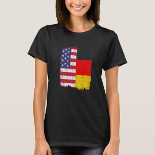Camiseta Usa Alemanha Bandeira Americana Alemã