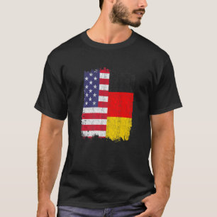 Camiseta Usa Alemanha Bandeira Americana Alemã 1
