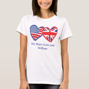 Camiseta USA ama Kate & William