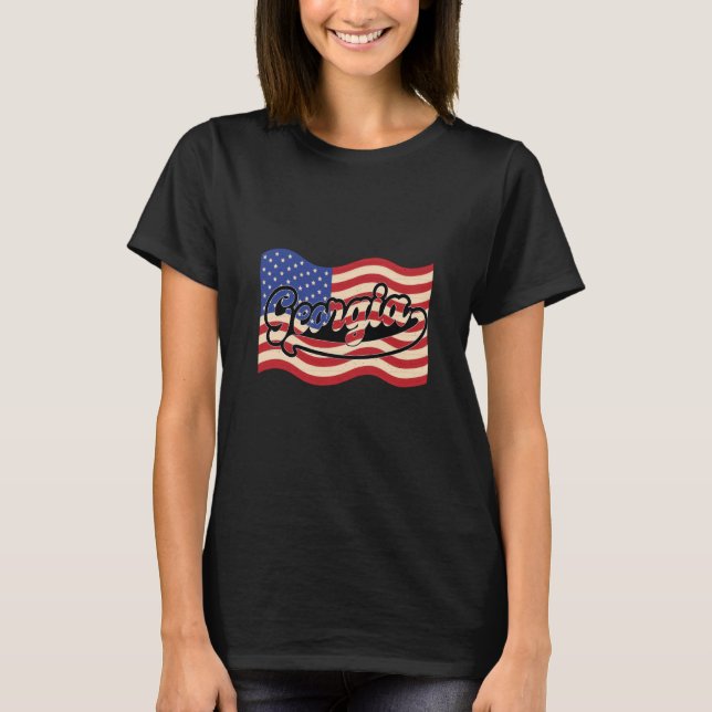 Camiseta USA America Georgia (Frente)