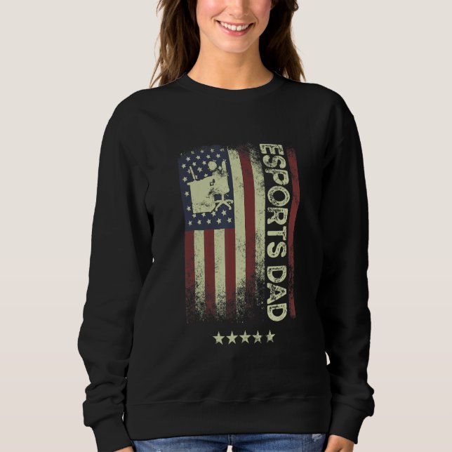 Camiseta USA American Flag  Esports Dad 1 (Frente)
