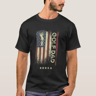 Camiseta USA American Flag  Golf Dad 1