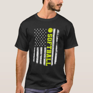 Camiseta USA American Flag Softball