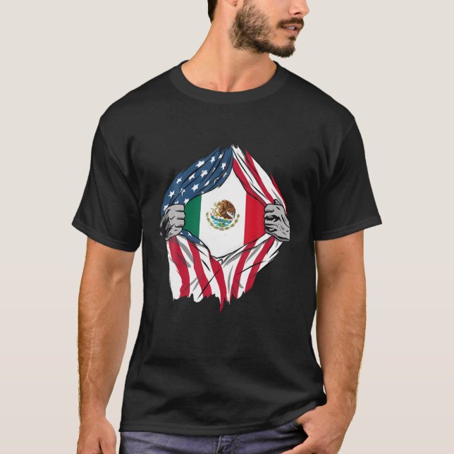 Camiseta USA American Groots T Shirt Mexicano (Frente)