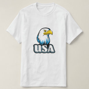 Camiseta USA Bald Eagle (edição azul limitada)