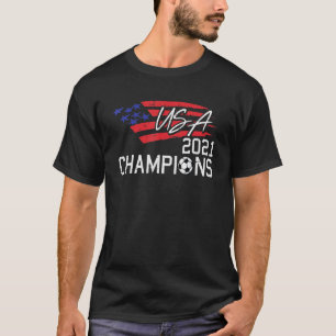Camiseta USA Champions 2021 Soccer American Football Team S