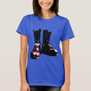 Camiseta USA Combate Boots