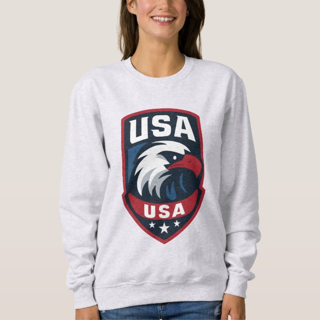 Camiseta USA Eagle Sports Crest (Frente)