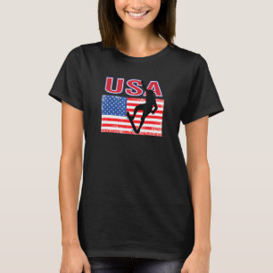 Camiseta USA Fans Love to Skateboard Summer Games American