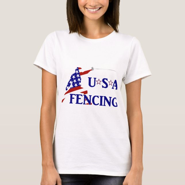 Camiseta USA Fencing (Frente)