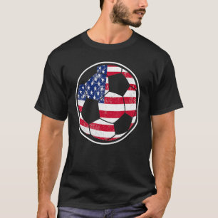 Camiseta USA Flag American Soccer Game Player americano