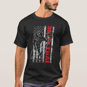 Camiseta USA Flag Athlete Muay Thai T Shirt