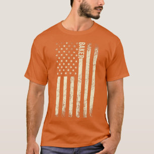 Camiseta USA Flag Baking Orud American Baker