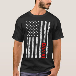 Camiseta USA Flag Banjo