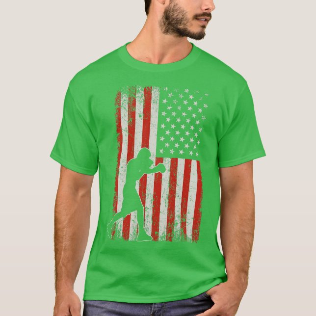 Camiseta USA Flag Boxing (Frente)