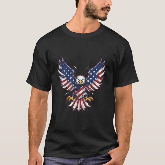Camiseta USA Flag Eagle (Frente)