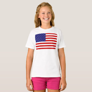 Camiseta USA Flag Girls cn