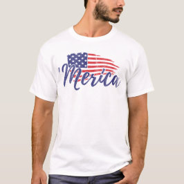 Camiseta USA Flag Merica I Love America Quarto De Julho