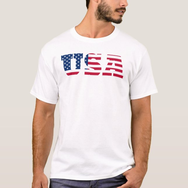 Camiseta USA Flag  Patriotic (Frente)