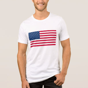 Camiseta USA Flag Patriótico Americano