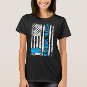 Camiseta USA Flag Patriótico Corretor Reformado Trabalhador