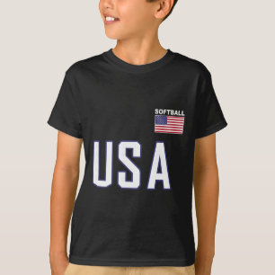 Camiseta Usa Flag Softll Pocket Team Jersey Gift T