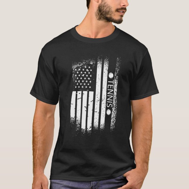 Camiseta USA flag tennis, US flag tennis, tennis, tennis_1 (Frente)
