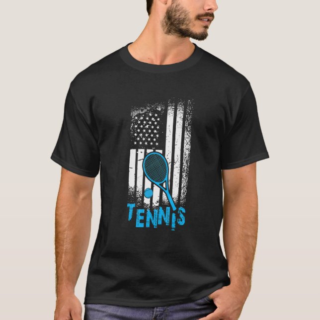 Camiseta USA flag tennis, US flag tennis, tennis, tennis_3 (Frente)