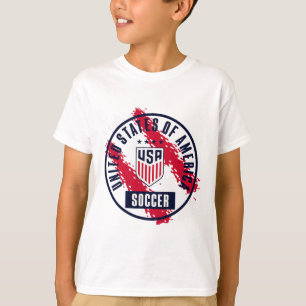 Camiseta Usa Futebol Retro Pintura Heather Uswnt Oficialmen