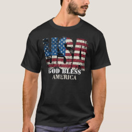 Camiseta USA God Bless America