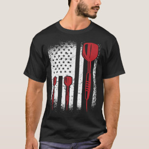 Camiseta USA Graphic Dart Player Darts Dartboard Bullseye T
