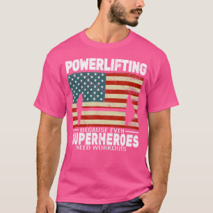 Camiseta Usa Gym Powerlifter Powerinclusive Para