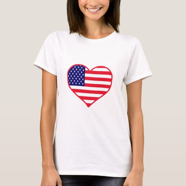 Camiseta USA Love (Frente)