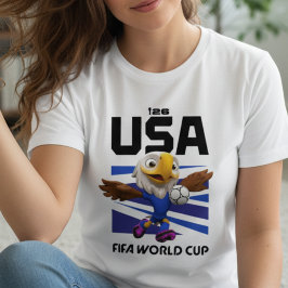 Camiseta USA Mascot Clutch the Bald Eagle World Cup 2026