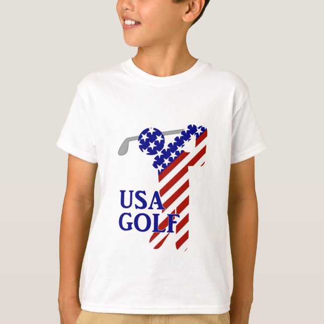 Camiseta USA Mens Golf - Golfe Masculino (Frente)