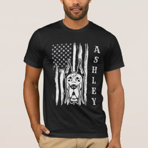 Camiseta USA Patriota Grande Dane Dog US Pet