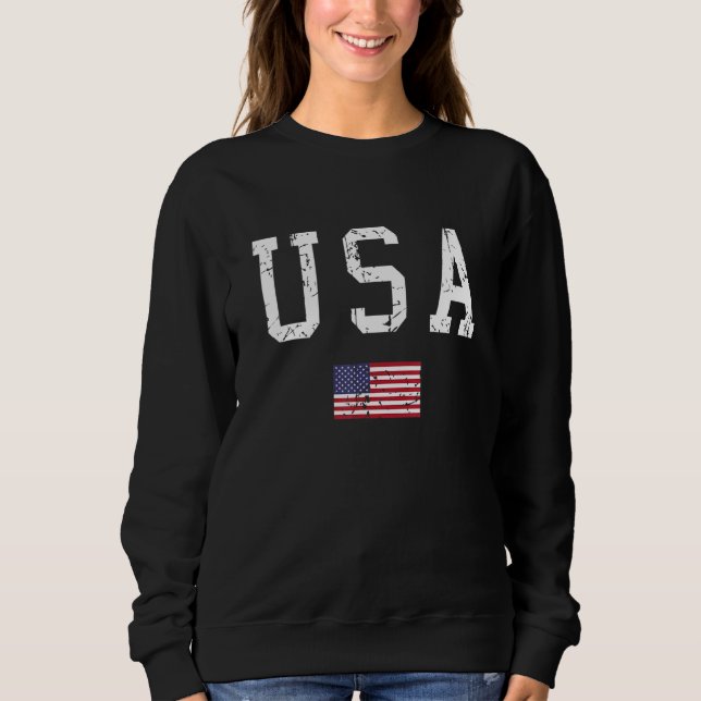 Camiseta USA Patriotic American Flag Proud American Pride 4 (Frente)