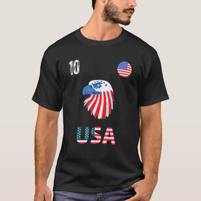 Camiseta USA Soccer American Football US Soccer Eagle (Frente)