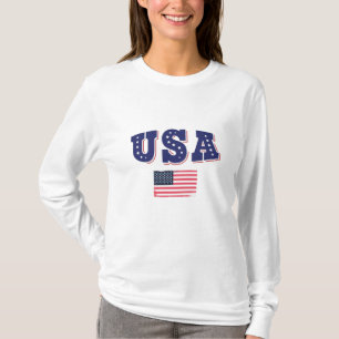 Camiseta USA Soccer Fan Jersey Mostra Bandeira Americana