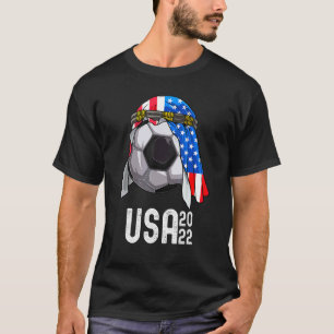 Camiseta USA Soccer Team 2022 World Football USA Soccer Tea