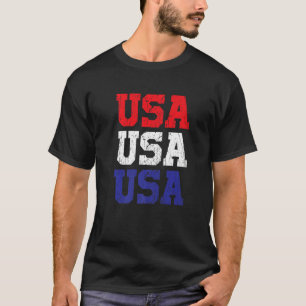 Camiseta USA Soccer USA Patriotic Soccer Premium