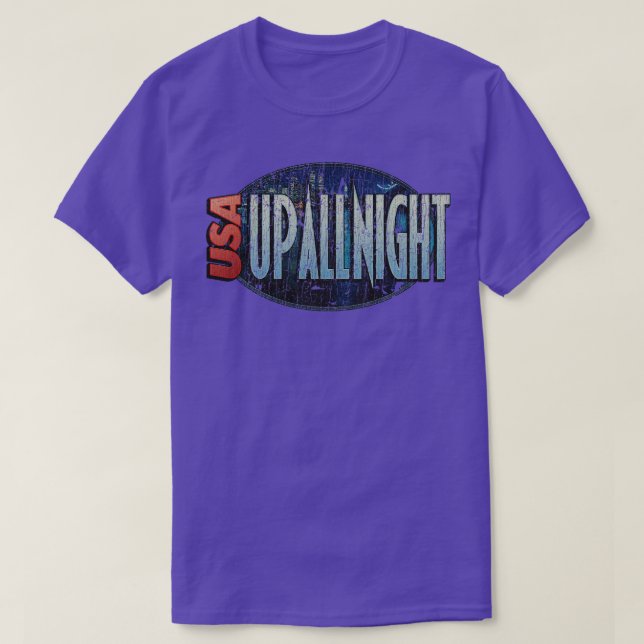 Camiseta USA Up All Night 1989 (Frente do Design)