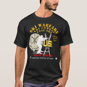 Camiseta USAF Equipe Especial Recon de Esqui Combate de Esq