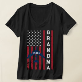 Camiseta Usafa Merch Orud Força Aérea Mãe Esposa Mãe Avó