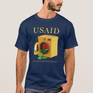 Camiseta USAID Money Laacking MAGA Humor