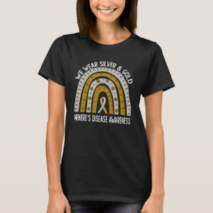 Camiseta Usamos Prata e Ouro para a Doença de Meniere Aw