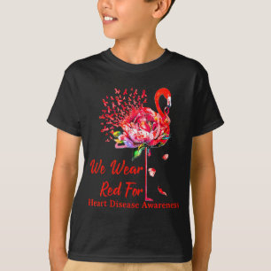 Camiseta Usamos Vermelho para a Consciencialização da Doenç